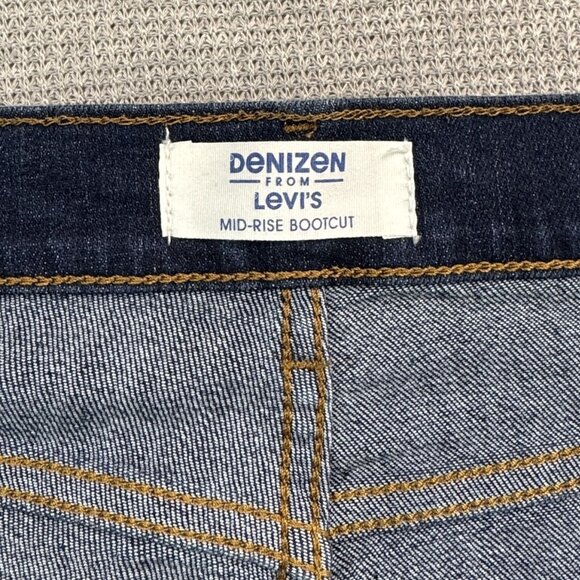Denizen From Levis Womens Size 24W Mid-Rise Bootcut Jeans Dark Wash Denim Curvy - Picture 6 of 13